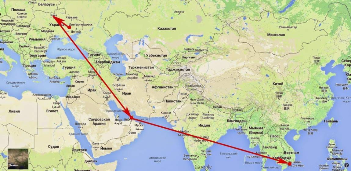Сколько лететь во вьетнам из москвы прямым рейсом