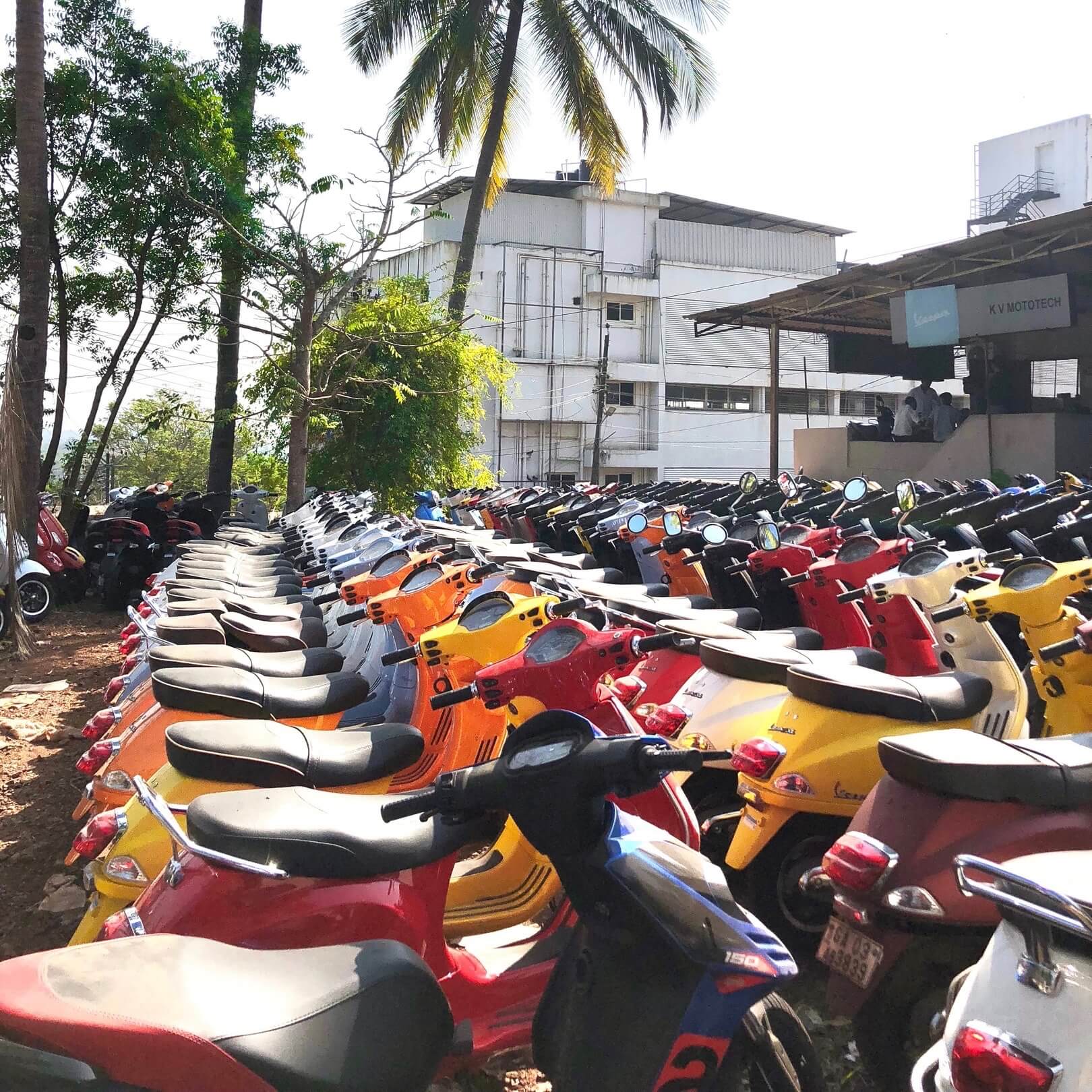 Скутеры и мотоциклы на гоа: аренда, риски