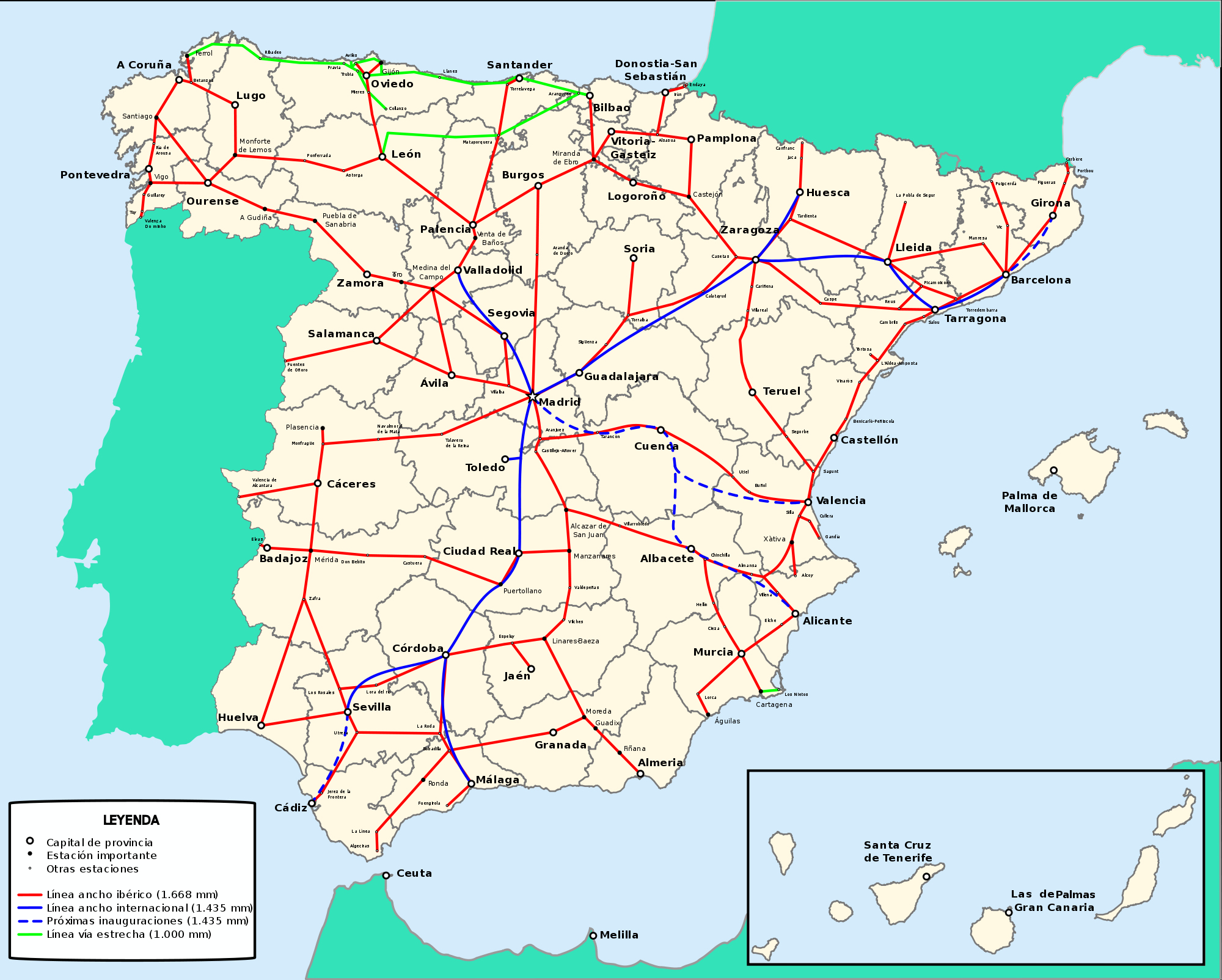 Поезда в испании - схема маршрутов, билеты, туристические поезда
