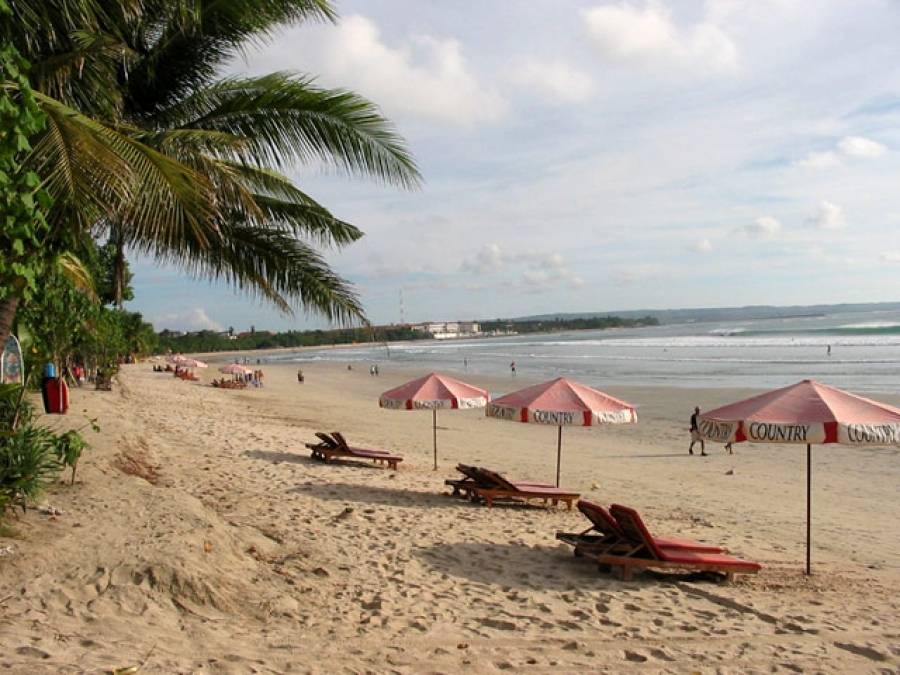 Пляжи бали — карта пляжей острова