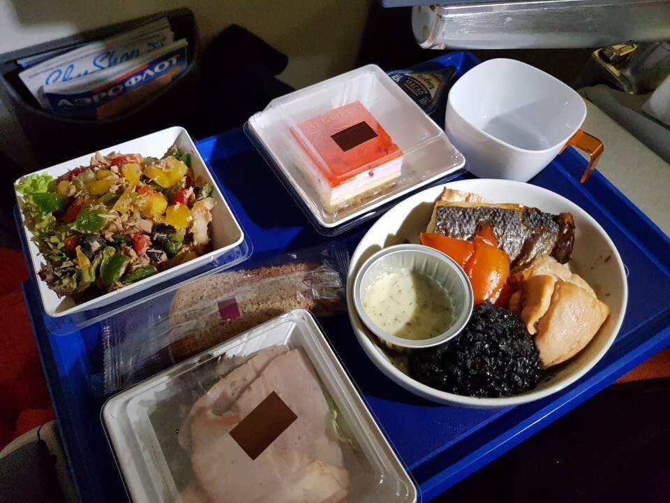 Еда в самолете эконом класса