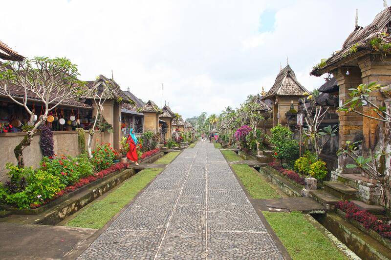Penglipuran village in bali one of the cleanest in the world