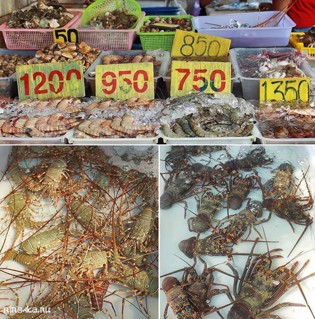 Какие морепродукты есть в тайланде? обзор +видео