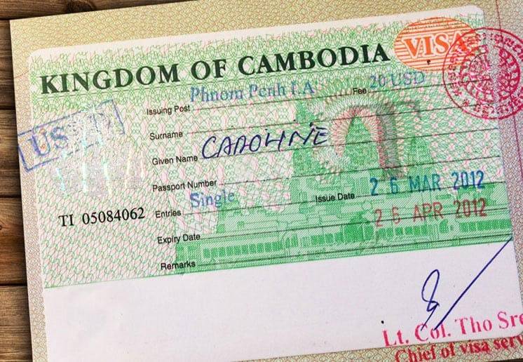 Камбоджа: как оформить визу