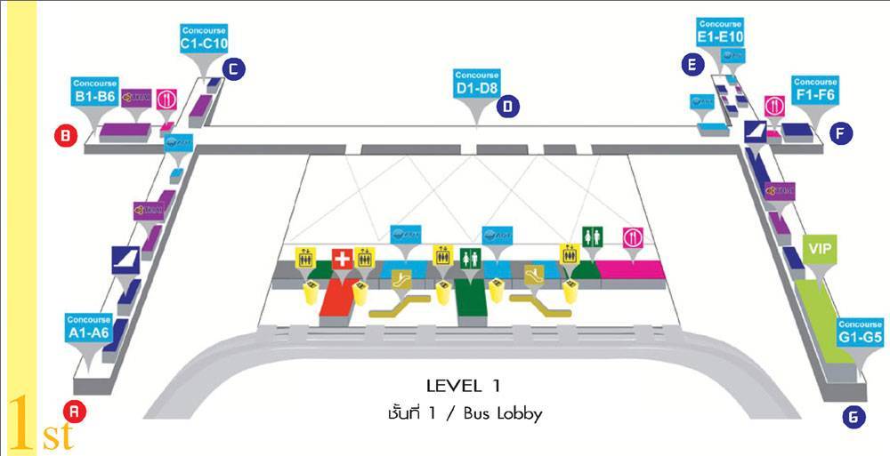 Аэропорт дон муанг в бангкоке. как добраться, схема аэропорта, онлайн табло
