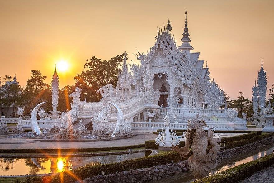 Белый храм в тайланде - фото, описание, где находится