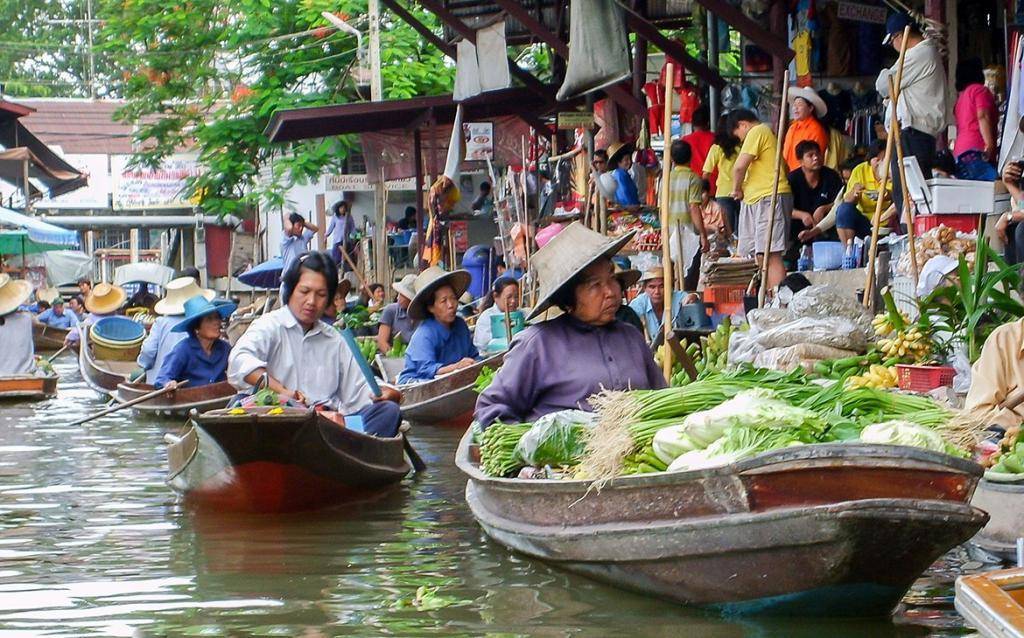 Плавучий рынок в бангкоке: адрес, как добраться
