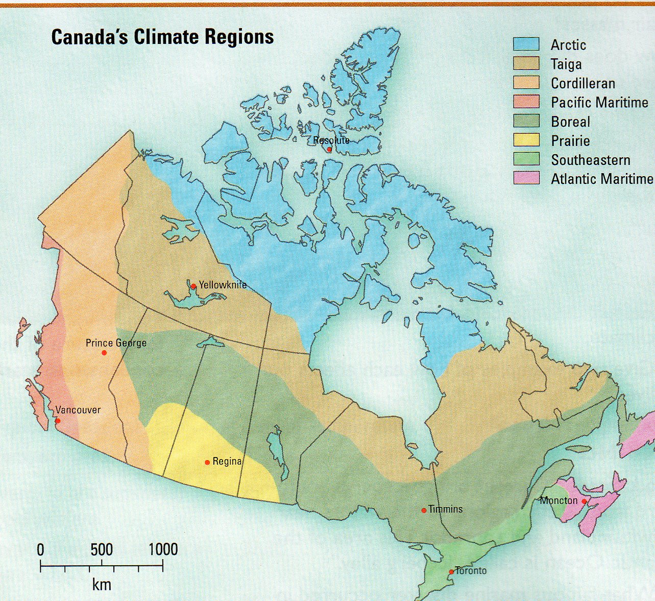 климат в канаде