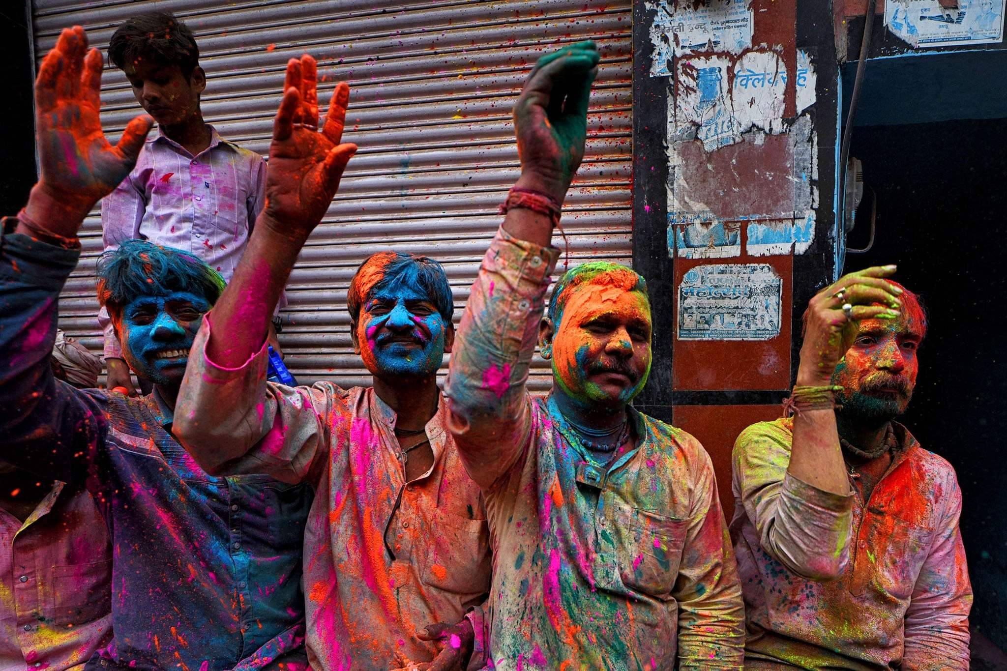 Холи - праздник красок в индии