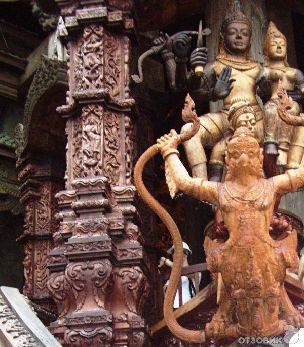 Храм истины в паттайе - самый большой деревянный храм в мире — блог милы