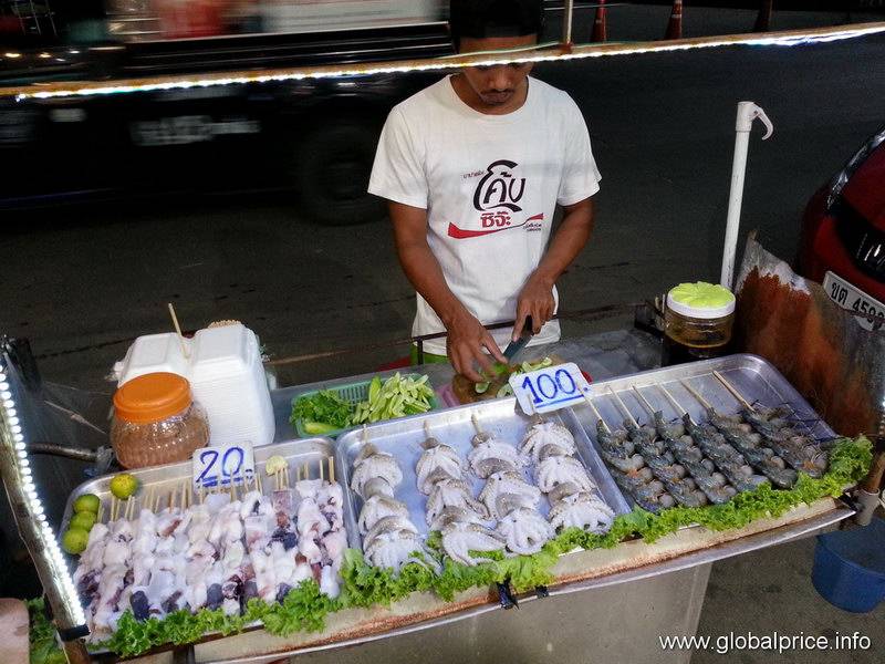 Макашницы, уличная еда в тайланде, паттайе - фото