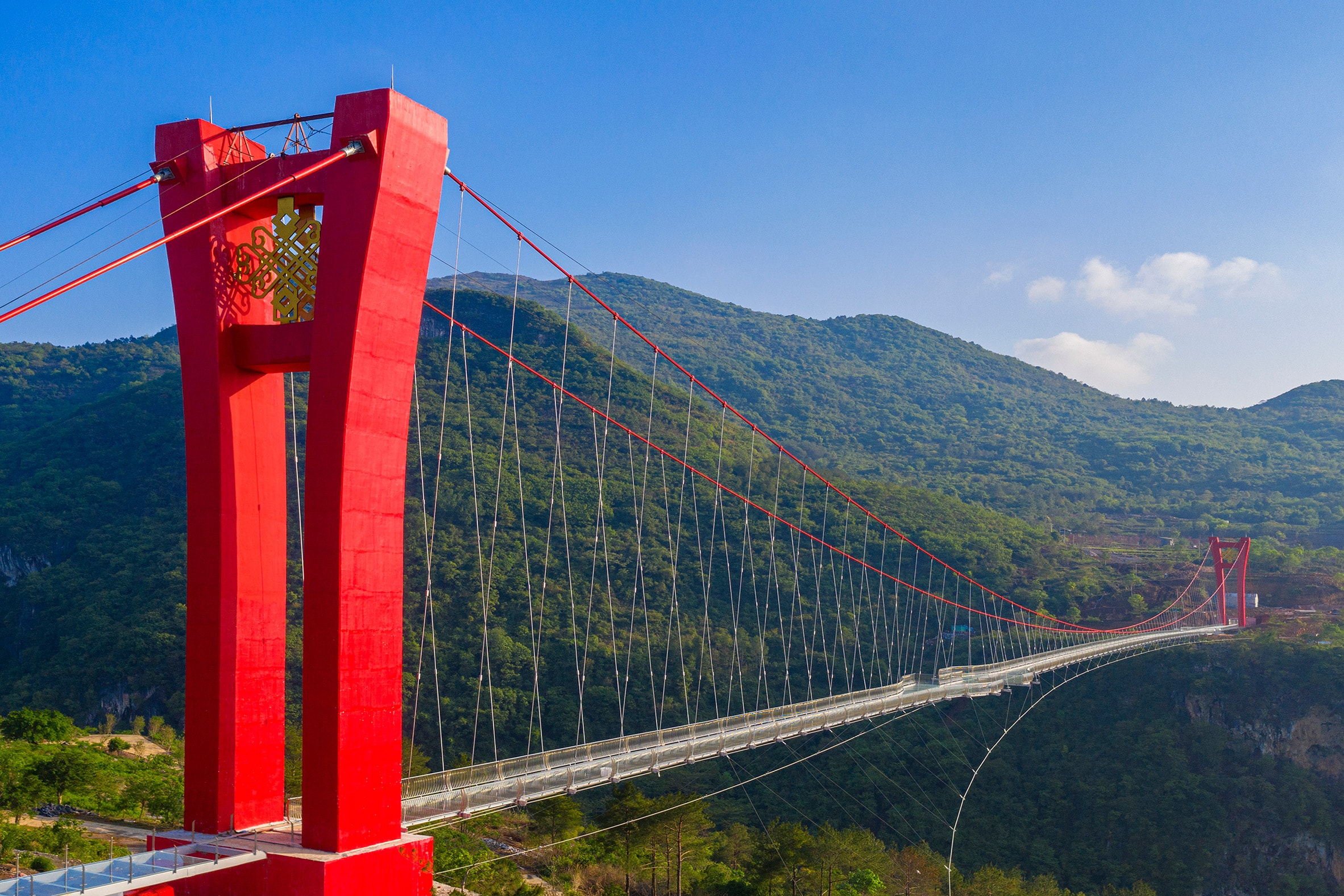 Популярные стеклянные мосты китая: описание, где находятся.