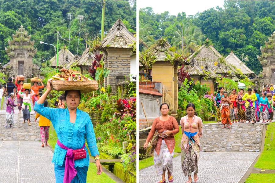 Penglipuran village - traditional balinese village tourism - balinese travel