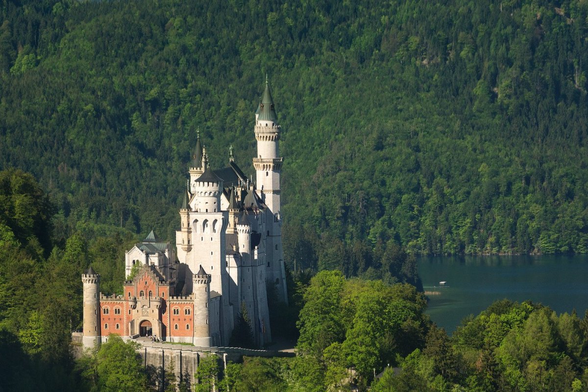 Замки германии нойшванштайн фото