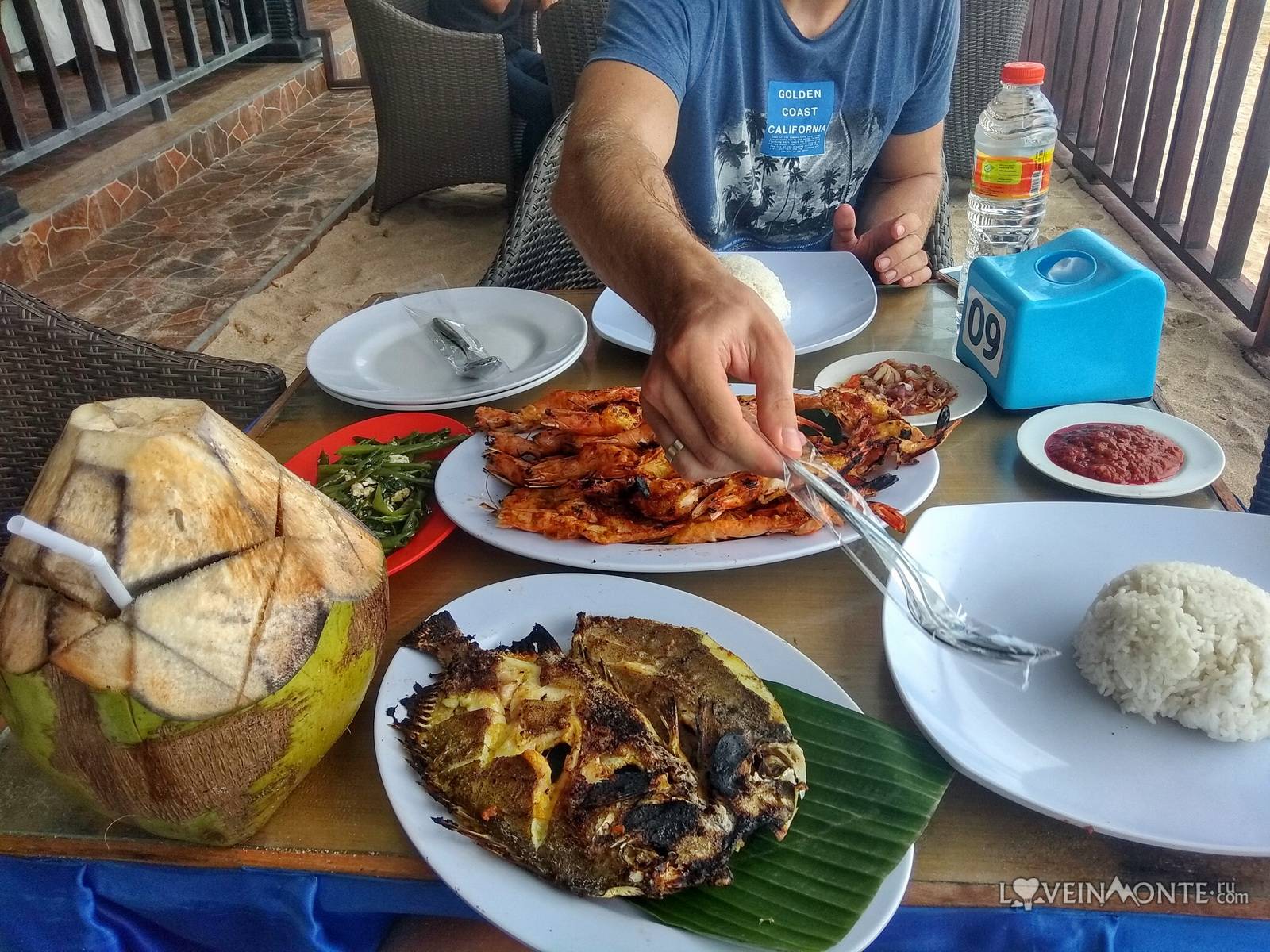 Оригинальные блюда местной кухни острова бали