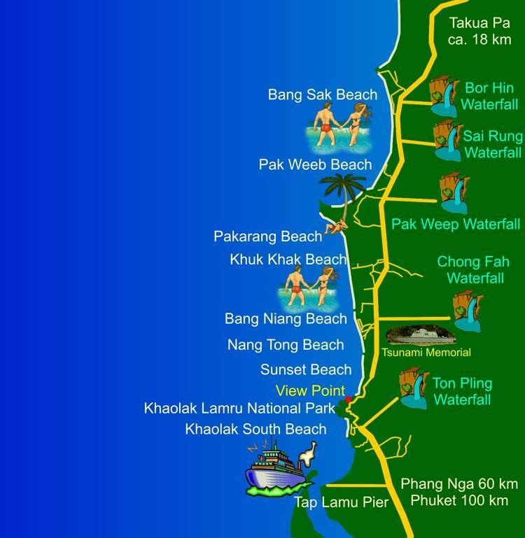 Где находится као лак на карте таиланда и как добраться