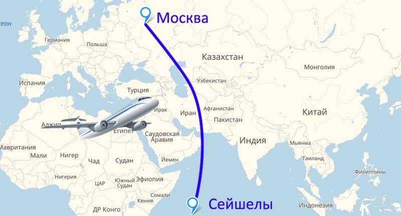 Сколько времени лететь до Гоа из Москвы