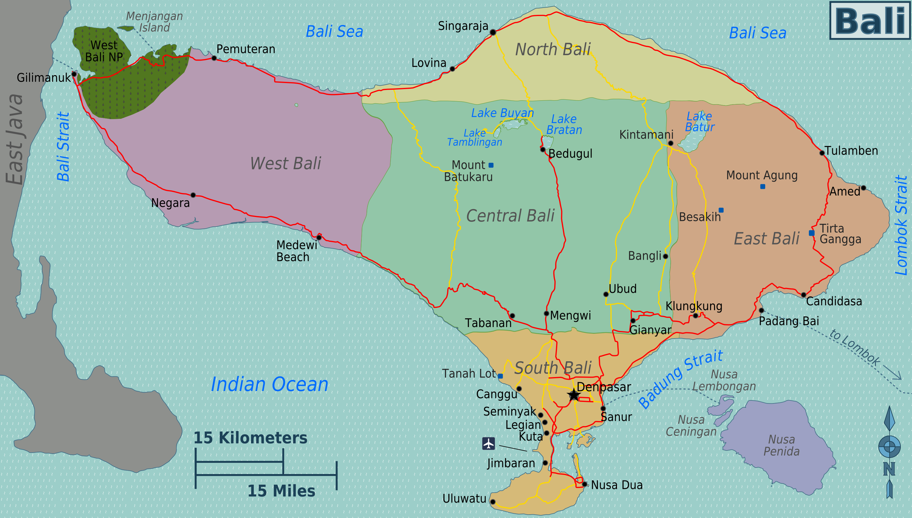 Районы на Бали: где лучше жить и отдыхать