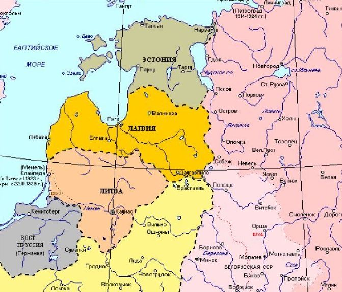 Страны балтии. география площадь балтии