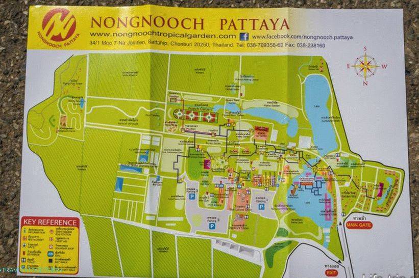 Тропический сад нонг нуч (nong nooch tropical garden) в паттайе - фото, описание, карта