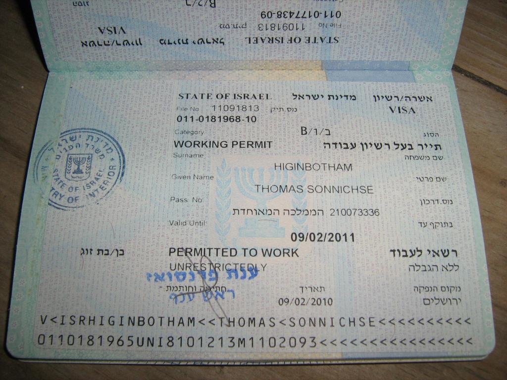 Визы, гражданство, внж израиля