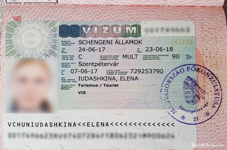 Оформление шенгенской визы в венгрию