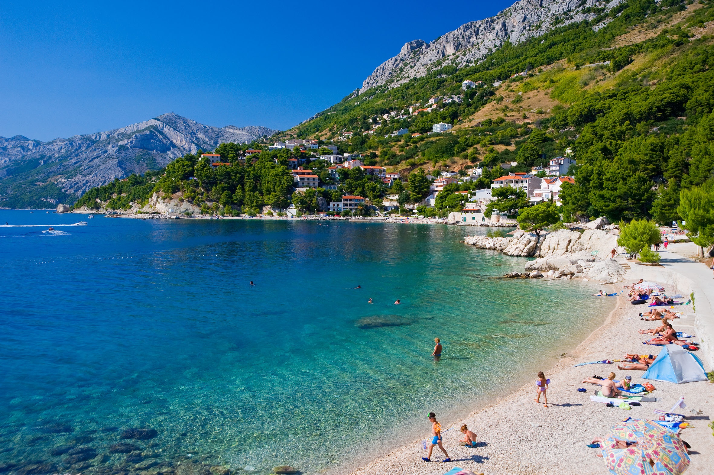 Пляжи макарска и ривьеры - хорватия отдых + sights