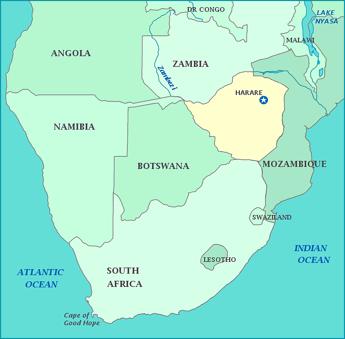 Карта африки 2023 подробно на весь экран со странами и границами