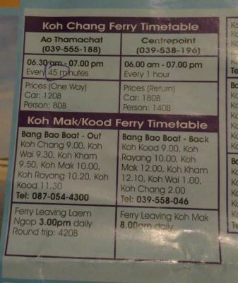 Как добраться до ко чанга из бангкока туристу?