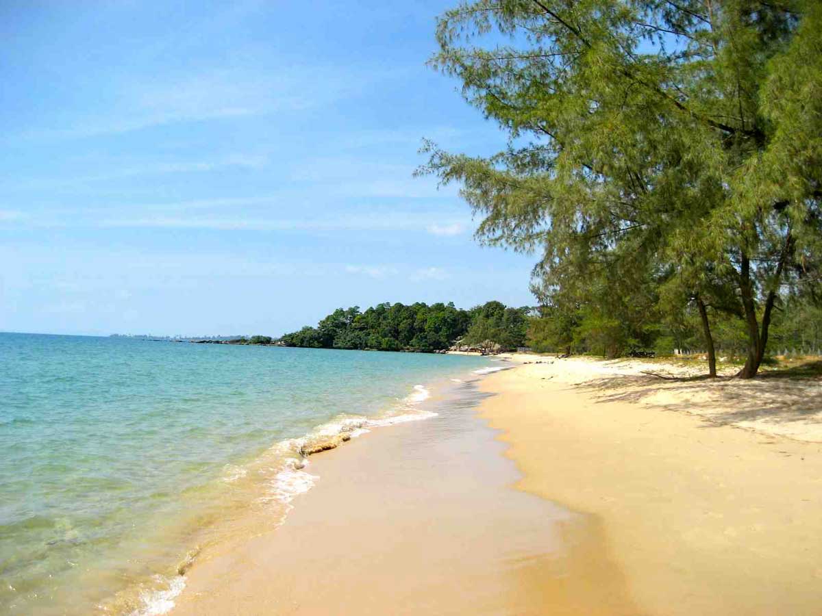 Пляж отрес в сиануквиле, камбоджа, и все о нем.
