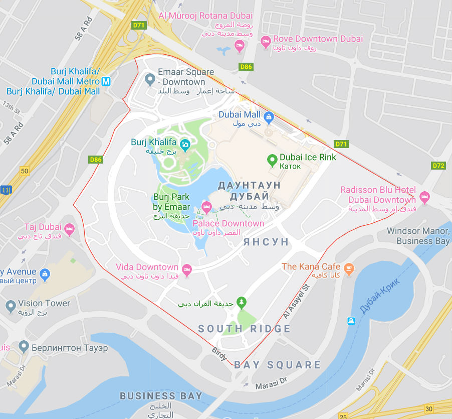 Бурдж халифа на карте. Район Даунтаун в Дубае на карте. Downtown Дубай районе на карте. Башня Бурдж Халифа в Дубае на карте. Dubai Mall Даунтаун Дубай.