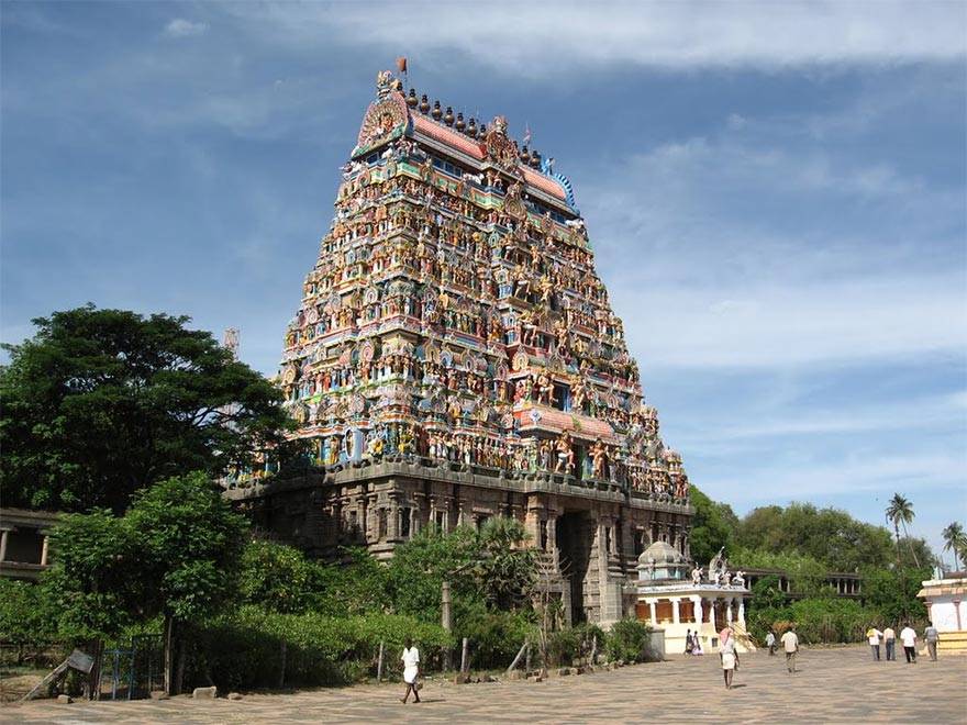 Индуистские храмы тамил наду. дравидский
стиль