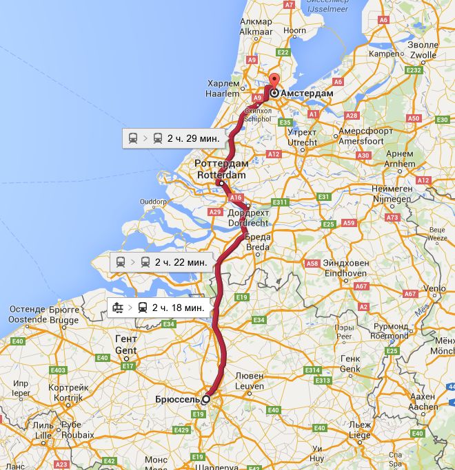 Как добраться из амстердама в брюссель на поезде, автобусе, машине - belgiumtrip