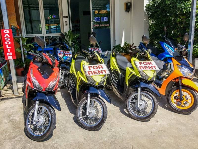 Правила аренды мотоцикла или мопеда в тайланде