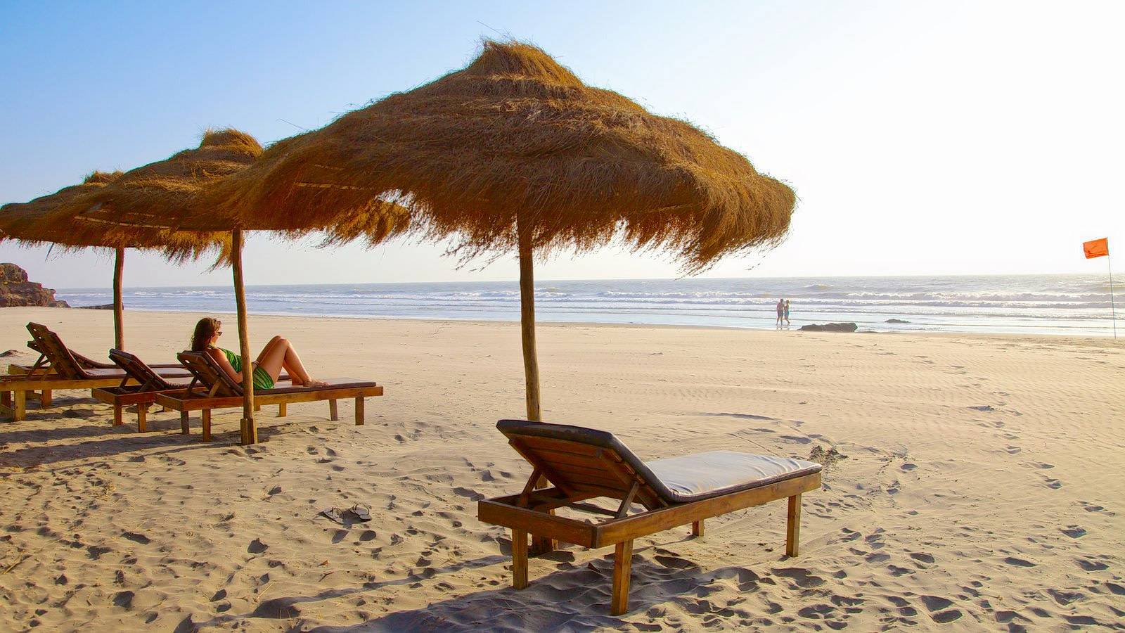 Ашвем бич – самый спокойный пляж северного гоа
