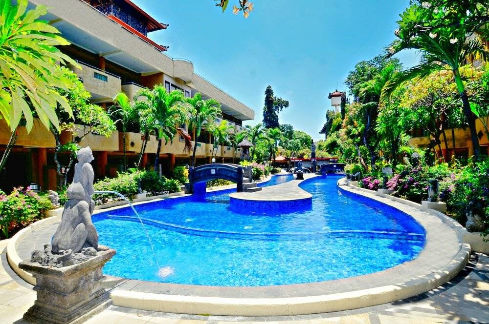 Garden beach resort in bali - hotel review with photos