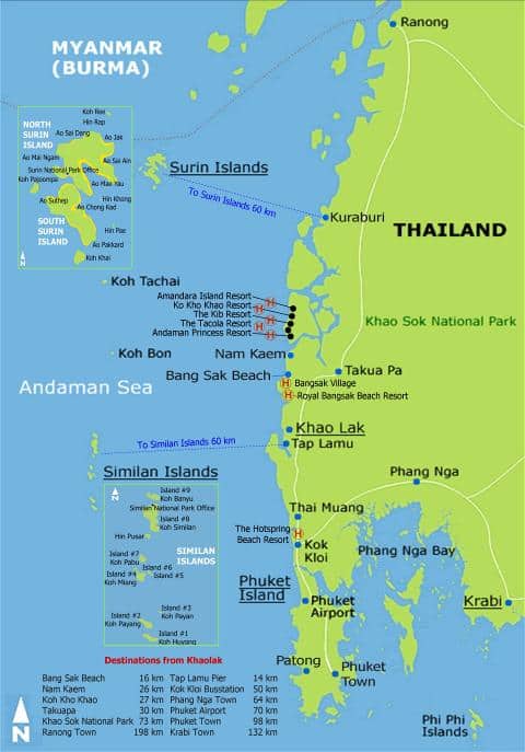 Као-лак, таиланд — отдых, пляжи, отели као-лака от «тонкостей туризма»