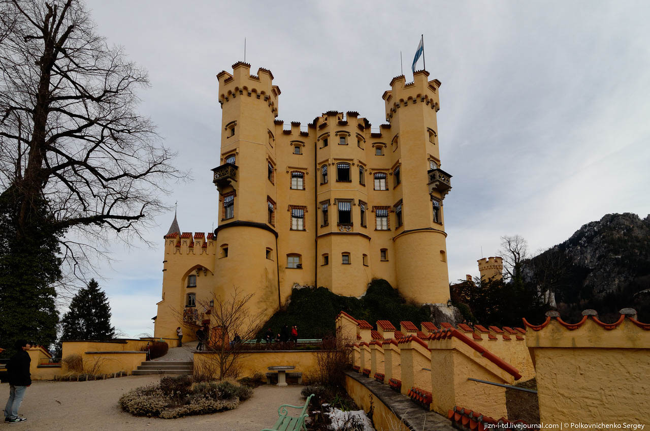 Сказочный замок хоэншвангау: история создания, описание дворца и фото