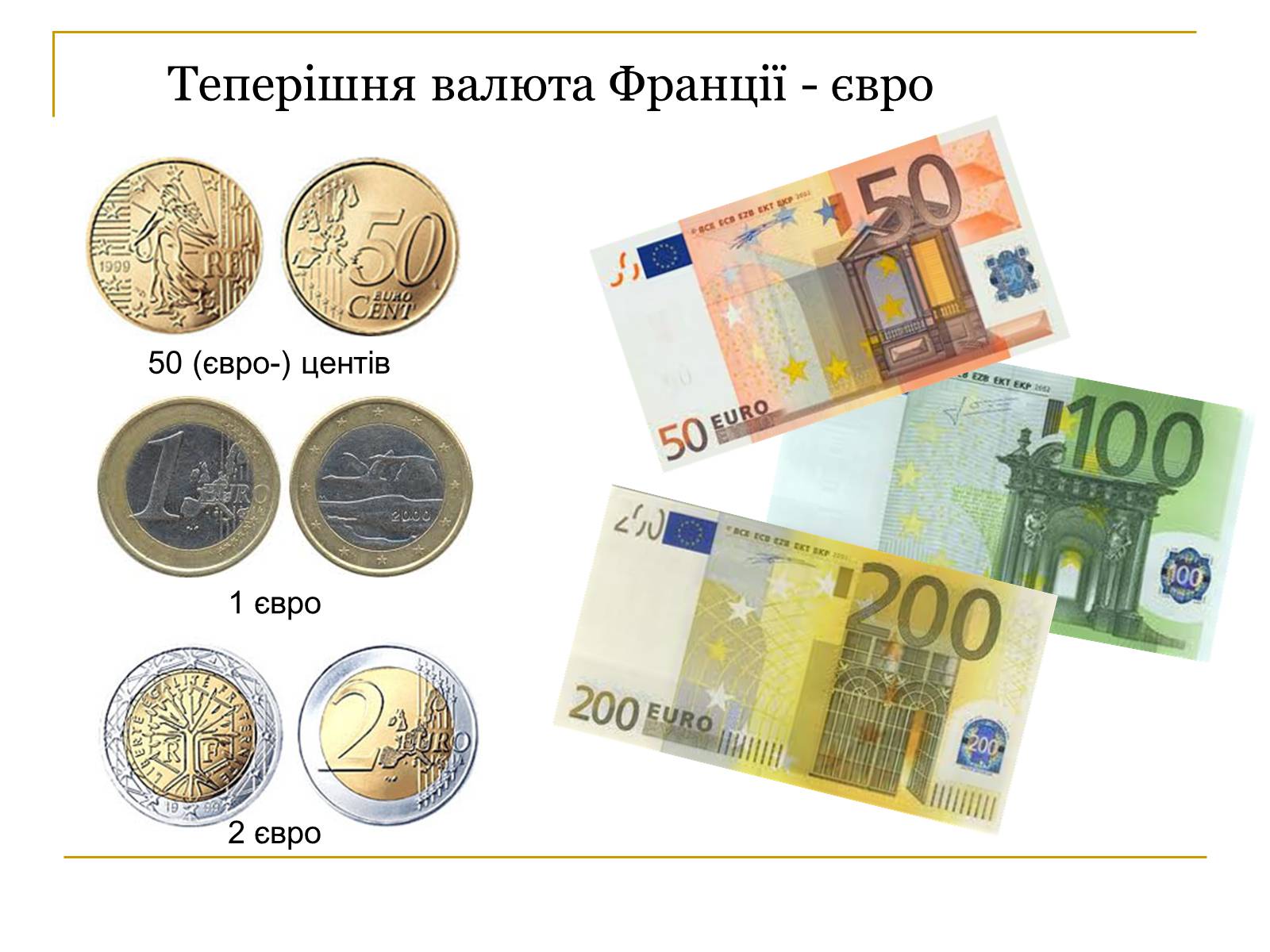 Деньги во франции