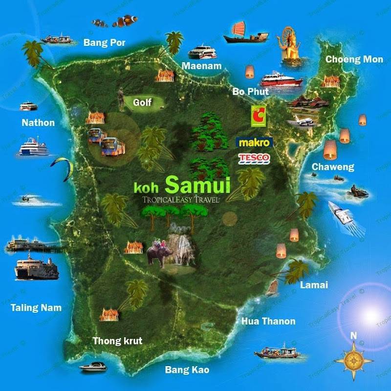 Самуи, таиланд — города и районы, экскурсии, достопримечательности самуи от «тонкостей туризма»