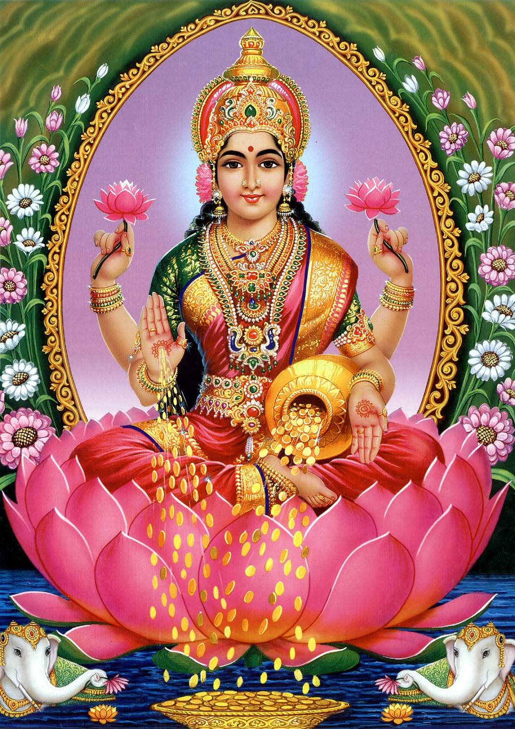 Лакшми – богиня процветания в Индии