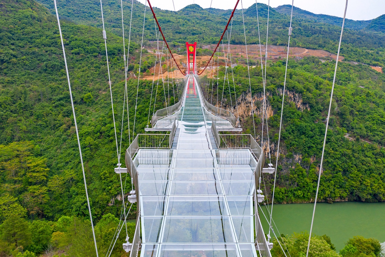 Стеклянный мост в китае: описание и фото