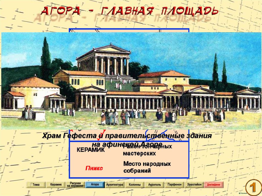 Афинская агора (ancient agora of athens)