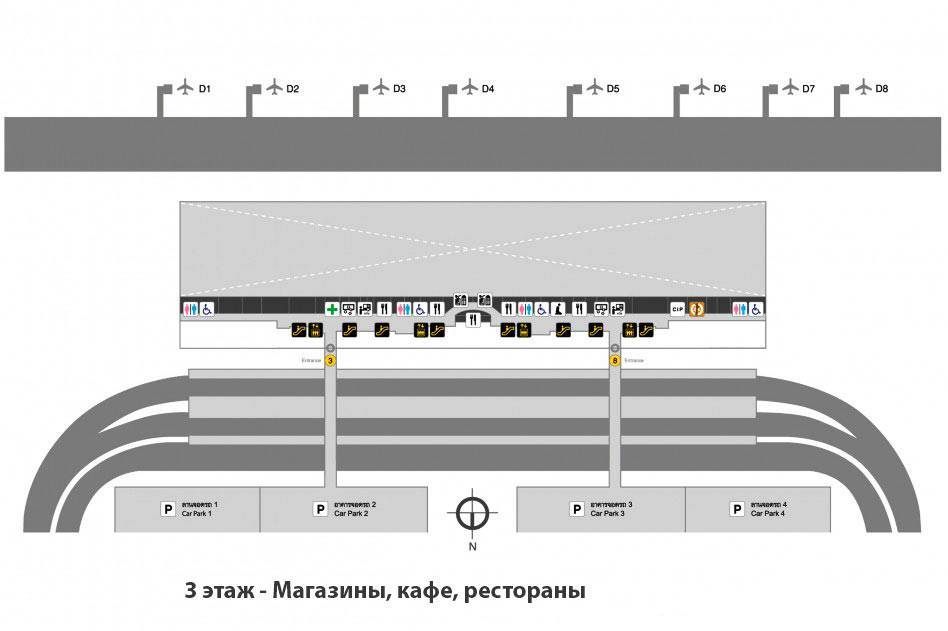 План аэропорта суварнабхуми