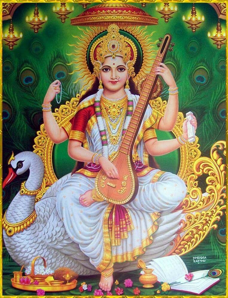 Сарасвати - богиня мудрости, знания, искусства, красоты и красноречия. мантра богине сарасвати
