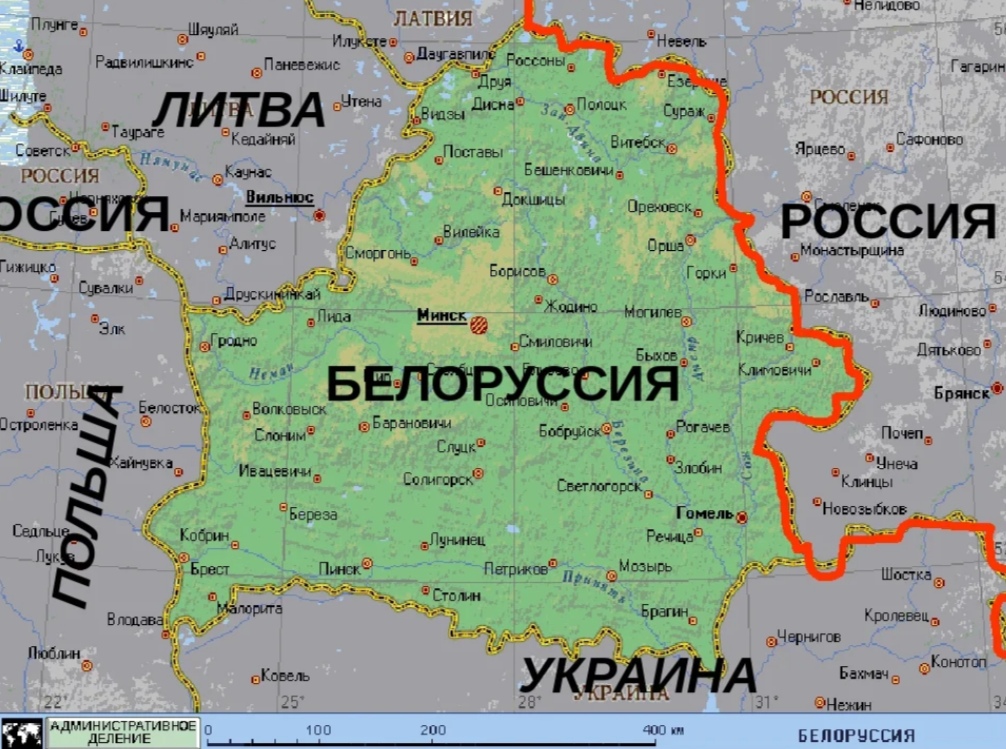 Карта россии на границе с украиной с городами