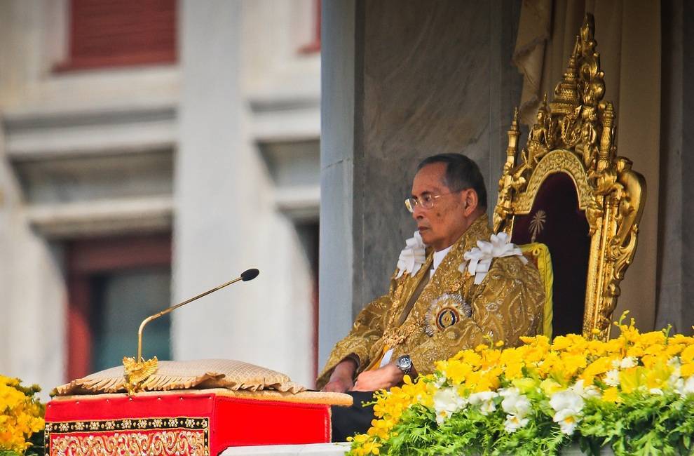 День рождения короля таиланда рамы ix – как это было в паттайе, фото и видео