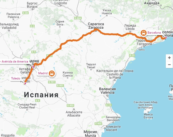 Как добраться из барселоны в мадрид: поезд, автобус, самолет