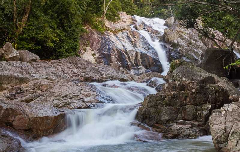 Водопады на самуи: трехуровневый водопад хин лад (hin lad waterfall) | фото и видео