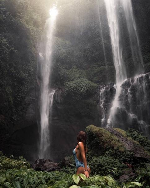 Водопад секумпул на бали — фото и описание